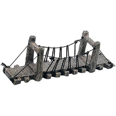 D Dekoration Bro Aquarium Fisk Rejer Skjul Sten