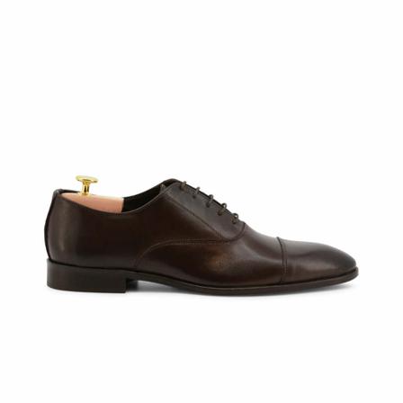 Duca di Morrone Schoenen Laced Elio Pelle TDM , Bruin , Heren , Maat: 42 EU