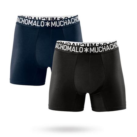 Cotton Solid Black/Navy - 2-pack Boxershorts - Vuxen.dk - Fleshlight, penisringe, overtræk, onani, sexdukker, penispump, penisforlæng & gay.