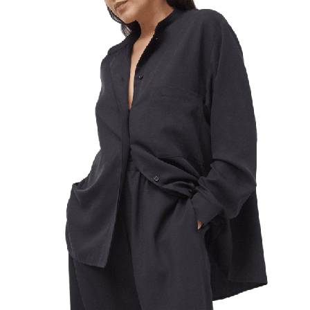 A Part Of The Art Airy Shirt Överdelar Dam Svart M