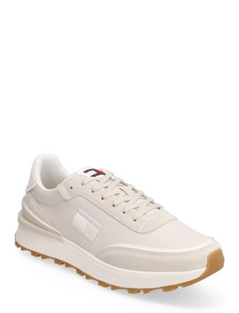 Tjm Technical Runner Lave Sneakers Creme Tommy Hilfiger*Betinget Tilbud