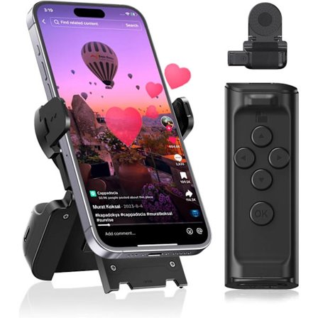 2025 Siste Modell Rullende Fjernkontroll for TikTok Klikker Sidevender for Kindle App Bluetooth Fjernkontroll for iPhone Kamera Ruller Fjernkontroll