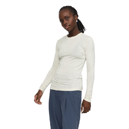 Soft Rebels Srroman O-neck - Arctic Wolf Melange Blusar Dam L