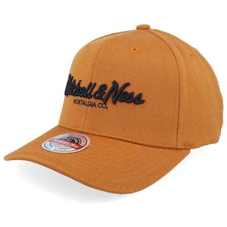 Mitchell & Ness - Oranje adjustable Cap - Pinscript Classic Red Own Brand Orange/Black Adjustable @ Hatstore
