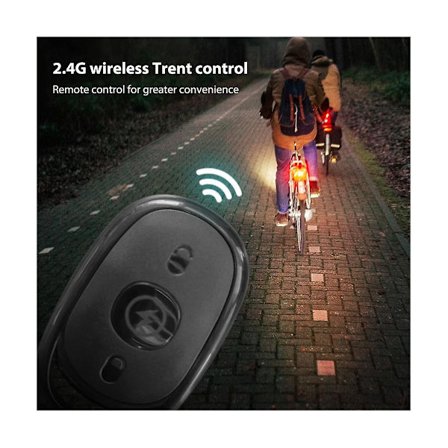 2 stk. Trådløse Fjernbetjente LED Strobe Lys til Bil Motorcykel Cykel 7 Farver Anti-kollision Blink