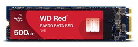 WD WD Red SSD SA500 NAS 500GB SATA III 6Gb/s M.2 2280 internal single-packed