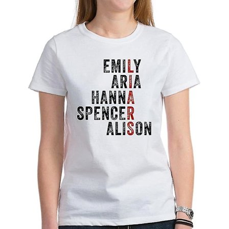Shoptv Pretty Little Liars T-shirt för kvinnors namn