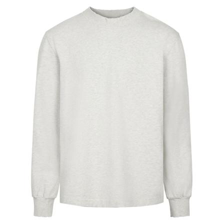 Han Kjøbenhavn, Distressed Tee Long Sleeve Grijs, Heren, Maat:L