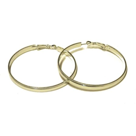 Stora runda örhängen