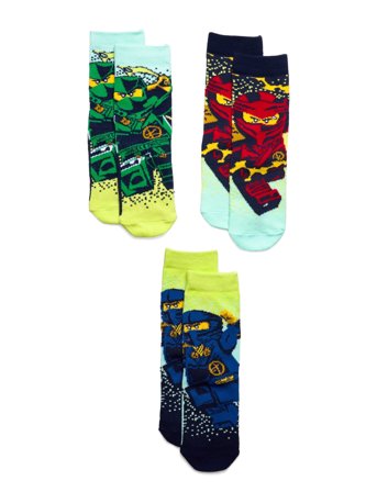 Lwagan 310 - 3-Pack Socks Patterned LEGO Kidswear