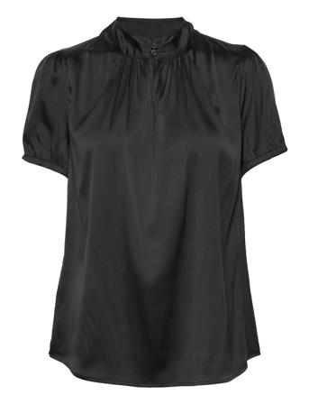3176 Matt Main - New Prosi Top Blouses Short-sleeved Svart SAND