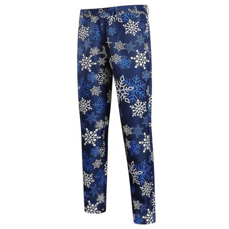 Print Med Jultryck För Män Blue 2xl