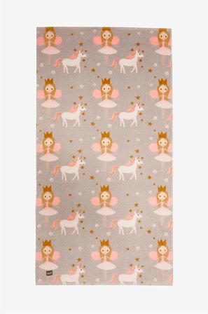 Redlunds - Nellie frotté 65x130 - Grå - Børnetæpper - 65X130 - Fra Homeroom