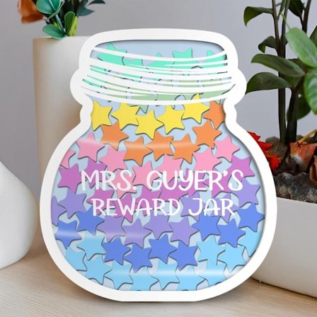Kids Star Reward Jar Tokens Classroom Reward Jar B B