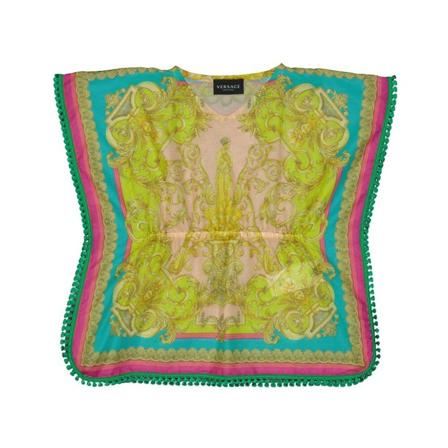 Versace, T-Shirts Groen, Dames, Maat:S