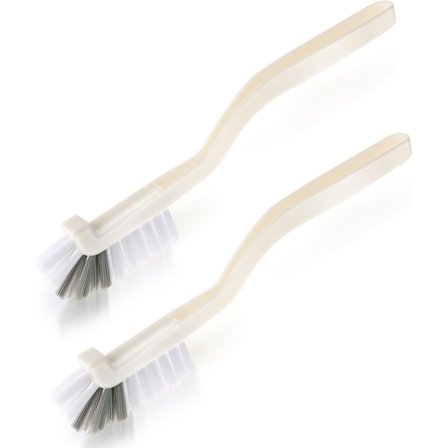 2 Stykker Skrubbebørster for Rengjøring, Kjøkken Skrubbebørste Oppvaskbørste Rett Vinkel Rengjøringsbørste med Stive Børster