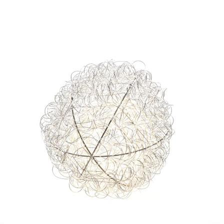Konstsmide 3515-303 Dekorasjonsball sølv, varmhvit 30 cm, Belysning