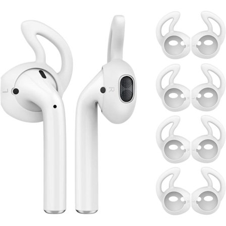 4-delt etui/deksel kompatibelt med AirPods/EarPods, myk silikon, ZQKLA