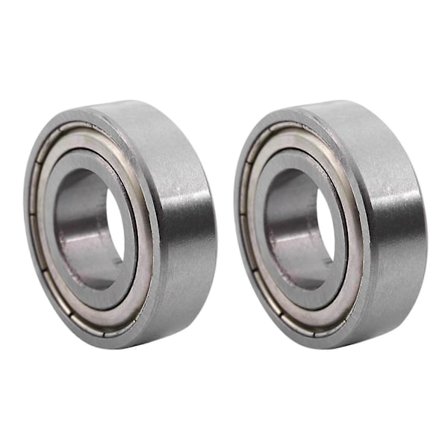 2x 6003z Afskærmet Dybfurede Kuglelejer 17 X 35 X 10mm Til Elmotor