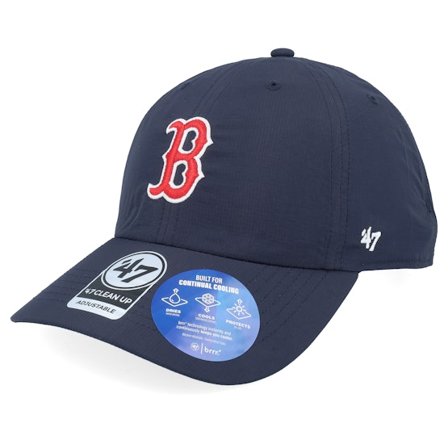 47 Brand - MLB Sininen unconstructed Lippis - Boston Red Sox MLB 47 Clean Up Cap Navy Dad Cap @ Hatstore