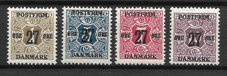 Danmark 1918 - AFA 85X - 89X - Postfrisk