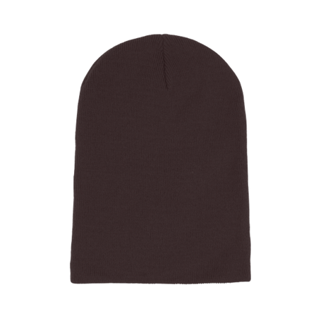 Beechfield - Brun longbeanie Beanie - Plum Long Blank Beanie @ Hatstore