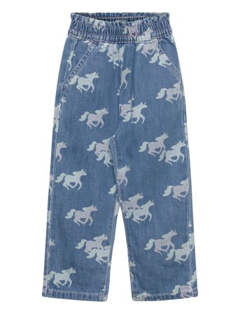 Copenhagen Colors | Organic Pants W. Frill Waist & Unicorn Print | 98