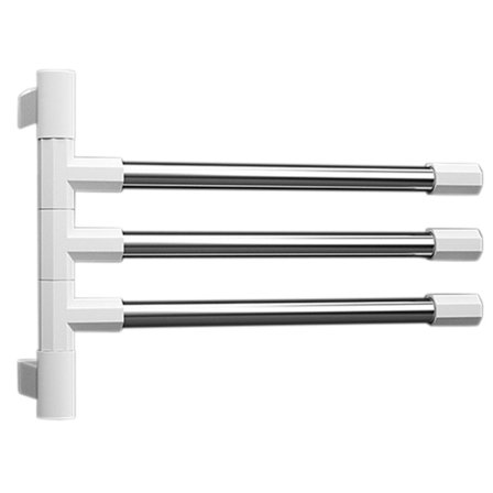 Pyyhekuivain Ruostumaton Teräs 180 Asteen Kierto Kylpyhuoneen Pyyhekuivain Kääntyvällä Varrella Seinäkiinnitys