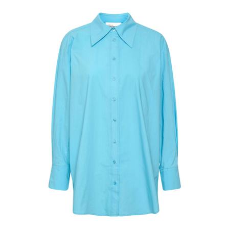 Karen by Simonsen Karen By Simonsen Ewankb Boxy Shirt Bluser 10104041 Air Blue Blå, Dame Skjorter