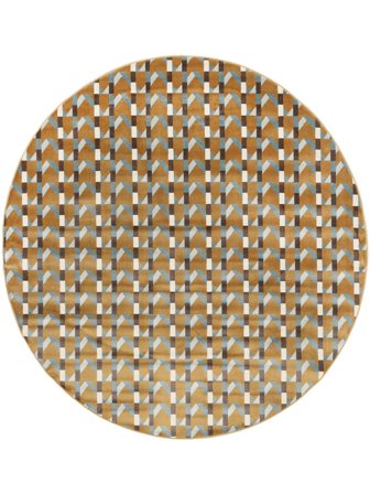 Pilar Ø 200 Senfgelb Rund Teppich