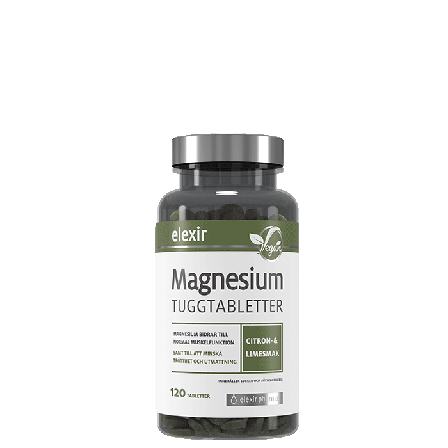 Elexir Pharma Magnesium 120 Tuggtabletter Citron Lime