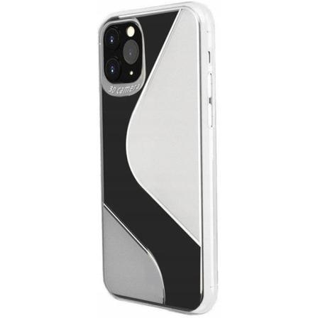 Iphone 12 Pro Max Skal - Stöttåligt Skal - S-line Transparent