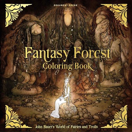 Fantasy Forest Coloring Book 9789188369895