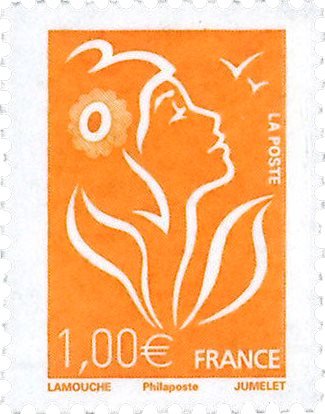 Frankrig - Marianne Lamouche - Postfrisk frimærke