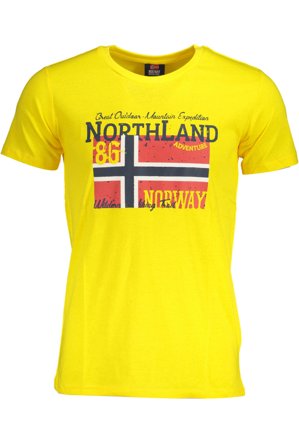 Norway 1963 T-shirt Maniche Corte Uomo Giallo