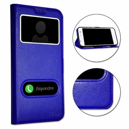 Coque - PH26 - Samsung Galaxy A42 5G - Ekologisk Läder - Extra Tunn - Blå