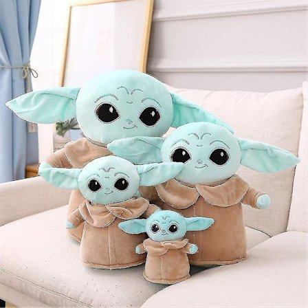 18-48 cm Baby Yoda plyschdocka Barnleksaker Fyllda mjuk kudde Barnleksakspresenter
