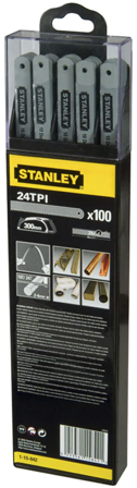 STANLEY 2-15-842 Baufilblad 300 mm, 24 TPI 5-pakning, Maskintilbehør & forbruk