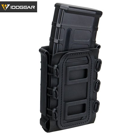 IDOGEAR 5,56 mm 7,62 mm Fast Mag-påse Tactical Magazine-påsar Molle Bälte Snabbfäst bärare Soft Shell Rifle Mag Carrier