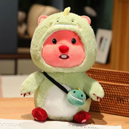 Little Beaver Doll Loopy Doll GRÖN 40CM