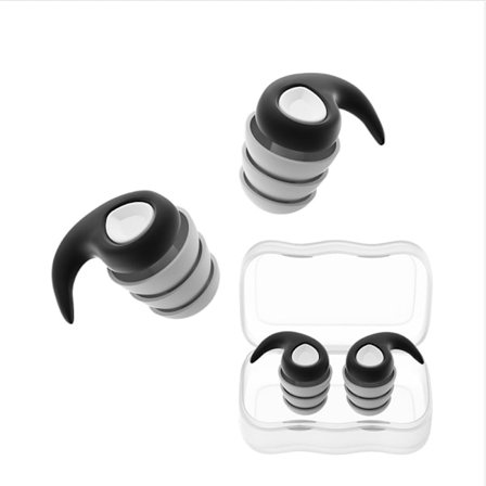 Silikon Öronproppar för Ljudreducering - Bekväm Ljudisolering för Sömn, Studier och Resor