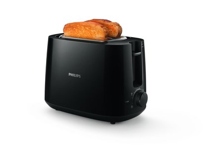 Philips Daily Collection HD2581 - brødrister - svart