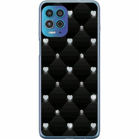 Motorola Moto G100 Mjukt Skal - Bling Heart