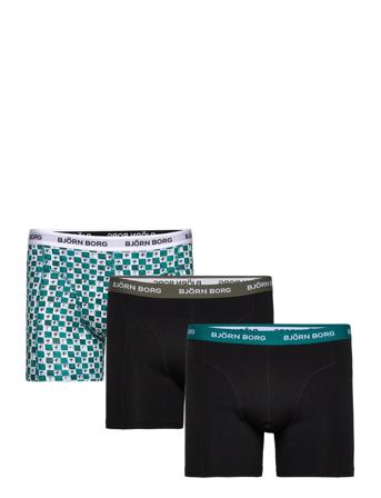 Cotton Stretch Boxer 3P Björn Borg Black