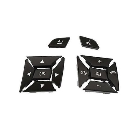 Styrrattens kontrollknapp för bil - W204 X204 W212 W156 W246 C E a-klass 2185400162 (Svart)