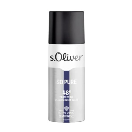 S. Oliver, So Pure, Hydrating 48H, Deodorant Spray, For Men, 150 ml