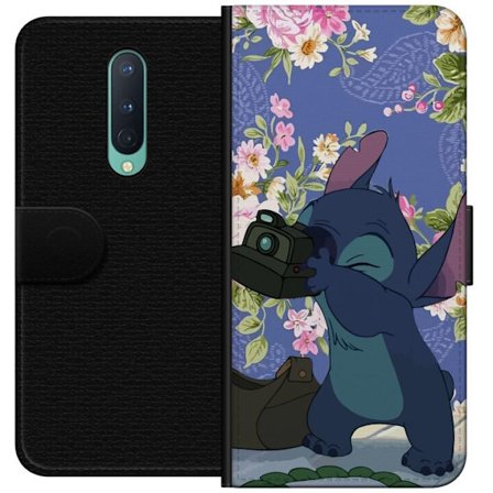 Yhteensopiva Lompakkokotelo OnePlus 8 Stitch med kamera