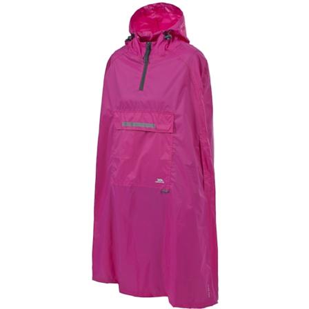 Trespass Qikpac Unisex Huva Vattentät Packaway Poncho M Sasp Sasparilla M