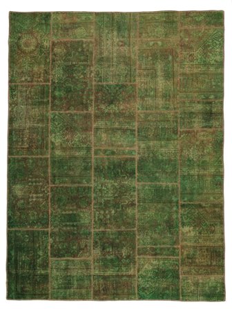 Vintage Patchwork Rug 228X300 Wool