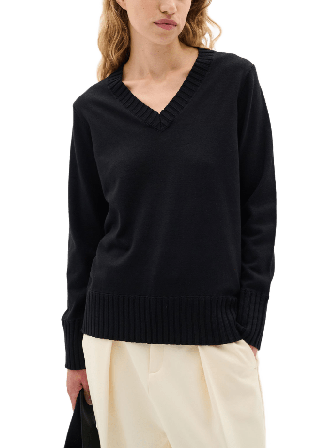 Inwear ZauloIW Vneck Pullover Tröjor Dam Svart XS